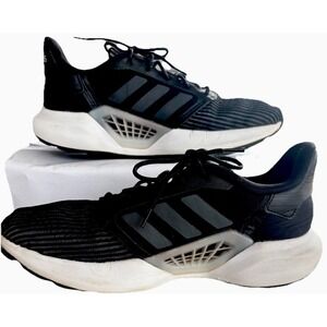 Adidas Ventice Running Shoes Size 7.5 Black Breathable Lightweight Sports EUC
